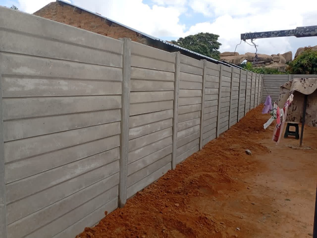 Precast wall installation