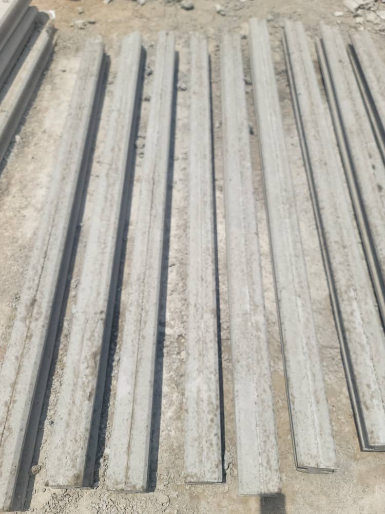 Stacked precast panels